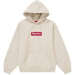 Supreme Box Logo Hoodie Stone FW24 Size XL